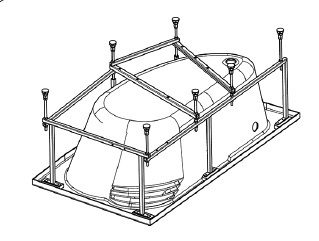 Каркасы для ванн Сантек