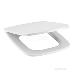 Сиденье для унитаза Нео тонкое, дюропласт, с микролифтом, быстросъемное 1WH302450 Сантек